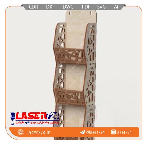 تصویر طرح برش لیزر نظم دهنده دیواری (کازیه) #1